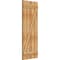 Ekena Millwork Joined Board-n-Batten Shutters w/Z-Bar, Rough Sawn Western Red Cedar, 21 1/2W x 56H, PR RBJ06Z21X056RWR - alternate 5